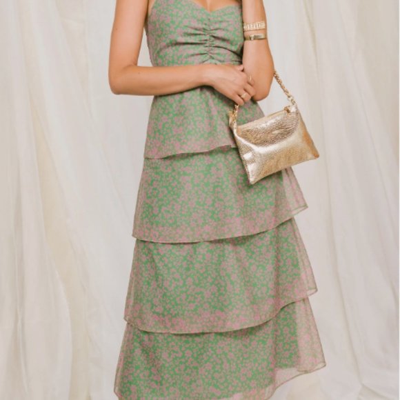 Show Me Your MuMu Cosmopolitan Midi - Watermelon Floral - XL - Picture 3 of 6